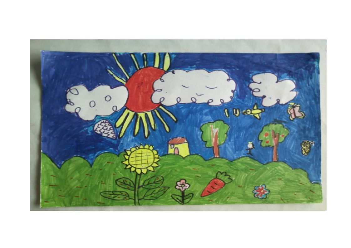 一年级图画板报